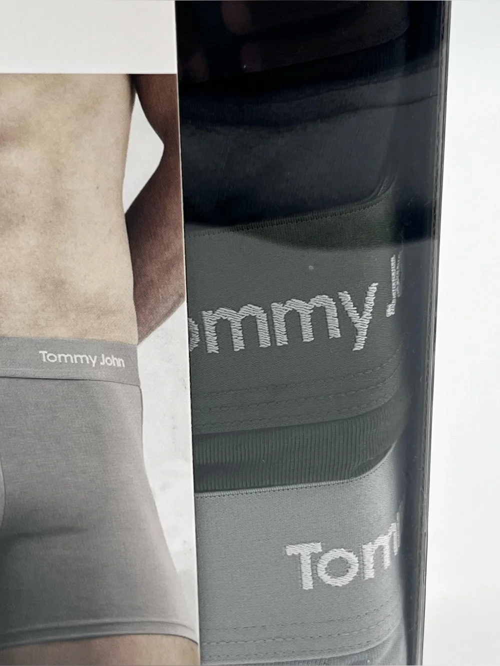 Tommy John Luxe Modal 3-Pack Boxer Briefs - Black, Green,Gray Men’s Size Small